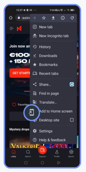 N1bet download concluído