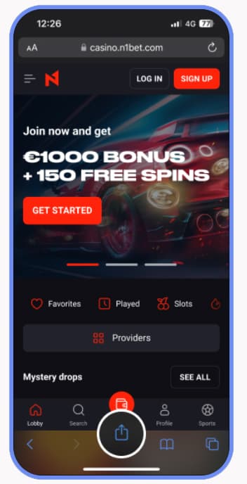 aplicativo N1Bet IOS
