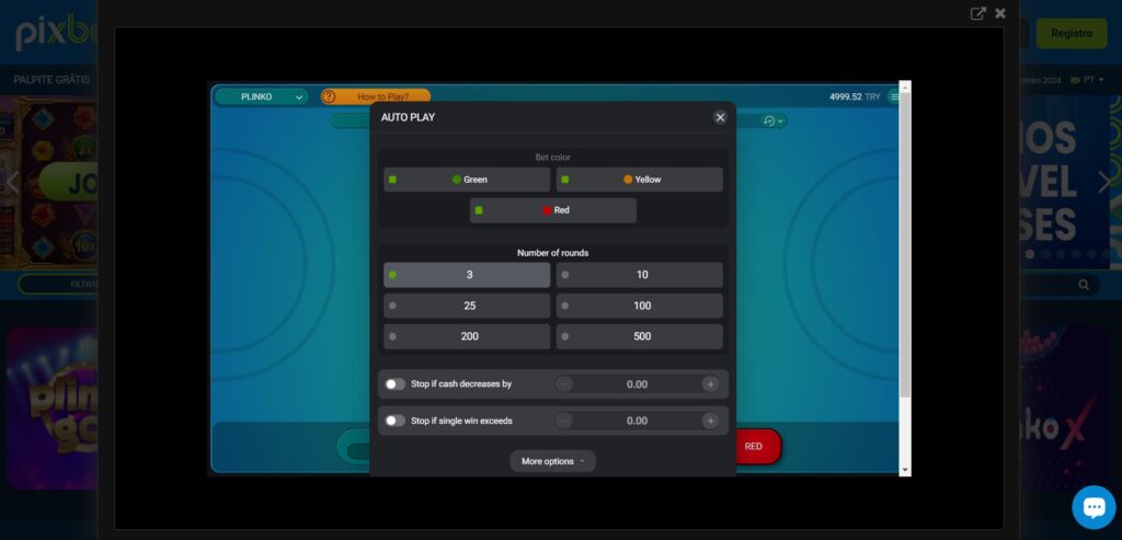 Estratégias de Jogo Plinko casino